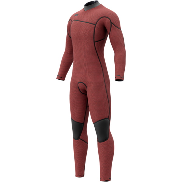 2026 Mystic Heren Majestic 3/2mm Borst Ritssluiting Wetsuit 35000.260025 - Dark Grey